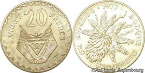 S9672 Rwanda 20 Francs Essai 1977 FDC -> Faire Offre