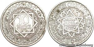 S9733 Maroc 10 Francs Essai Mohammed V 1946 SPL FDC -> Faire Offre 
