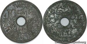 S9739 Tunisie 10 Centimes  Essai Al Amin Bey 1945 UNC ! -> Faire Offre 