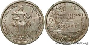 S9781 Océanie 2 Francs Essai Minerve République Bazor 1949 FDC -> Faire Offre 