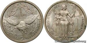 S9790 Nouvelle-Calédonie 1 Franc Essai Minerve Marianne1949 FDc