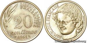 S9935 France 20 Centimes  Essai Baron 1961 FDC -> Faire Offre 