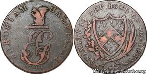 S6020 UK Sussex Northiam Halfpenny Token 1794
