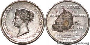 S6059 Rare France  Second Empire Empereur Napoléon I recoit Reine Victoria GB 1855