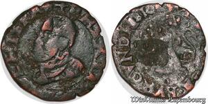 S6074 Pays-Bas Espagnols Franche Comté Denier Lion Dole ->Faire Offre