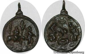 S6102 Rare Medal Papal States Vatican XVIIIème Etable Marie Joseph Jesus Christ