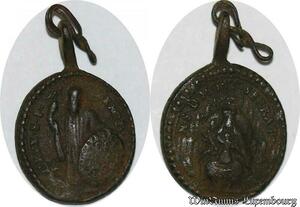 S6107 Vatican Medaille Espagnole Crux S P Christ Mont Seat