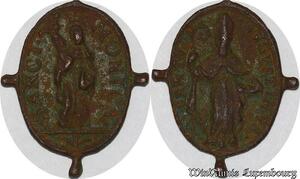 S6109 Vatican Medaille XVII XVIII Papal States Vatican Sancti Monica Avgvstinvs