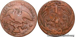 S6131 Mexico 1/4 Real 1834 Cuartillo Republica Mexicana ->Make offer
