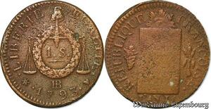 S6222 Rare Convention Sol aux balances An II 1793 BB Strasbourg ->Faire Offre
