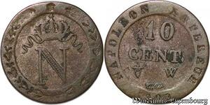 S6244 10 Centimes à L'N couronnée1809 W Lille->Faire Offre