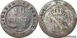 S6247 10 Centimes à L'N couronnée1810 I Limoges ->Faire Offre