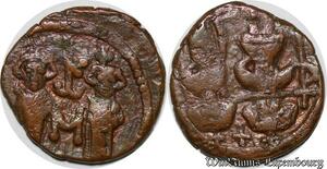S6264 Byzantine Empire Leo IV Khazar 775 780Æ Half Follis demi Constantinople