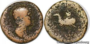 S6310 Roman Empire Hadrian AD 117-138 Æ Sestertius Rome mint Struck circa AD 122-125 Horse