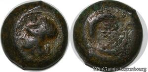 S6324 Roman Empire Rare Sicile Syracuse époque Timoléon litra de bronze c.344-336 av. J.-C