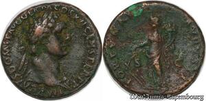 S6349 Roman Empire Domitian 81-96 As Rome Fortvnae Avgvsti / S - C ->Faire Offre