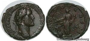 S6355 Roman Empire Hadrianus Faustina I Antoninus 138 161 Augustus Rom 138 AntonINVS