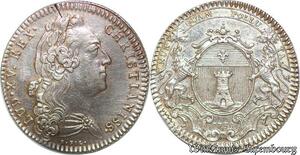 S6400 Jeton Louis XV Chambre Bayonne émission de 1777 Silver superbe