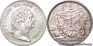 S6405 Jeton Token Louis XV Chambre CommerceLa Rochelle Argent Silver SUP !