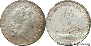 S6411 Jeton Token Louis XV secrètaires du RoiI 1731 Argent Silver