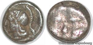 S6583 Asie Mineur Pisidia Selge Obole Tête de Gorgone Argent ->Faire Offre