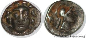 S6584 Asie Mineur Pisidia Selge Obole Tête de Gorgone Argent ->Faire Offre