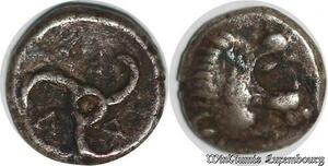 S6587 Asie Mineur Kuprlli 3/4 Obole Protomé Lion Trsikeles Argent
