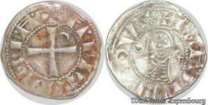 S6596 Crusaders Antioch Denier Bohémond III 1149-1163 Silver