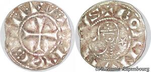 S6598 Crusaders Antioch Denier Bohémond III 1149-1163 Silver