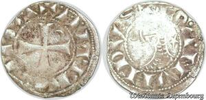 S6601 Crusaders Antioch Denier Bohémond III 1149-1163 Silver