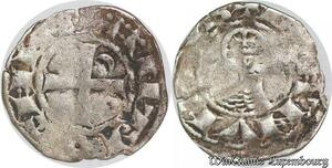 S6607 Crusaders Antioch Denier Bohémond III 1149-1163 Silver