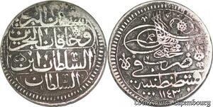 S6618 Turkey Kurus Mahmud I 1143 /14 Silver Constantinople ->Make offer