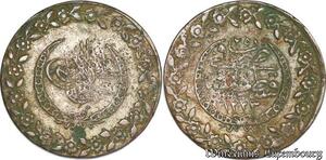 S6662 Turkey 5 Pias Mahmud II 1223/25  Constantinople Silver