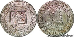 S6679 Alsace Hanau-Lichtenberg Grafschaft Johann Reinhard Teston 1609 SUP