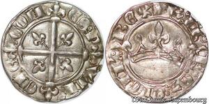 S6681 Rare Provence Robert Anjou 1309 1343 Sol Provencal Avignon Argent TTB++